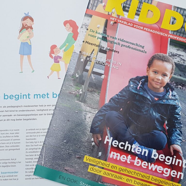 artikel kiddo. Hechten begint met bewegen.